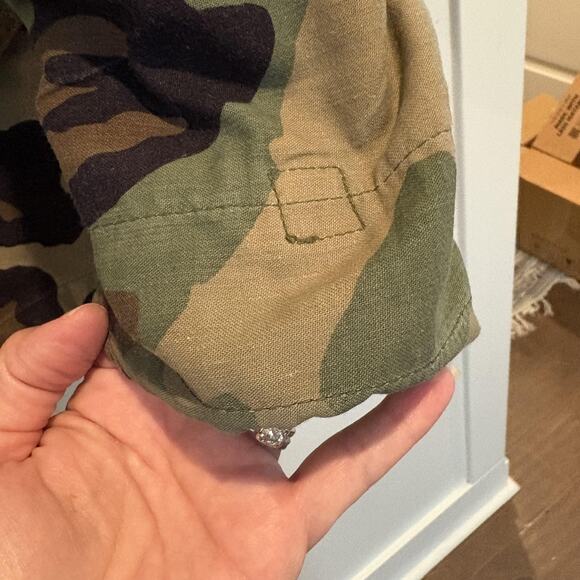 Vintage 1983 U.S. Army M-65 Field Jacket Large Woodland Camo Alpha Industries - Picture 10 of 16